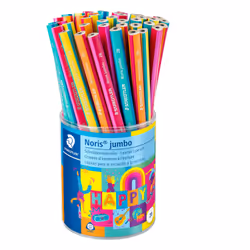 Staedtler 119 KP48HA, HB, Couleurs assorties, Triangulaire, Dessin graphique, Loisir, École, Allemagne, 3 mm