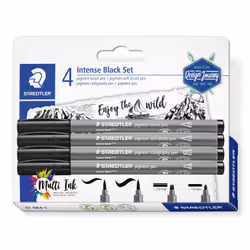 Staedtler pigment brush pen 371, Noir, 1 pièce(s)
