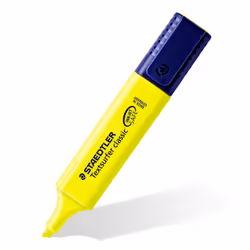 Staedtler 364 RC4 marqueur 4 pièce(s) Pointe biseautée Bleu, Vert, Rose, Jaune