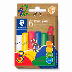 Staedtler 842 C6, Pâte à modeler, Multicolore, Enfant, 6 pièce(s), Garçon/Fille, 6 couleurs