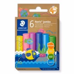 Staedtler 842M C6, Pâte à modeler, Multicolore, Enfant, 6 pièce(s), Garçon/Fille, 6 couleurs