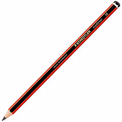 Staedtler tradition 110, 3B, Noir, Rouge, Hexagonal, Allemagne, PEFC, 2 mm