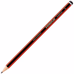 Staedtler tradition 110, B, Noir, Rouge, Hexagonal, Allemagne, PEFC, 2 mm