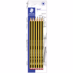 Staedtler Noris 120, HB, Noir, Jaune, Hexagonal, Allemagne, PEFC, Ampoule