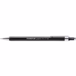 Staedtler 778 07-9, Noir, Noir, Hexagonal, Métal, Rétractable, Métal