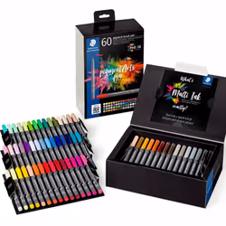 Staedtler Pigment Arts Pen stylo-feutre Multicolore 60 pièce(s)