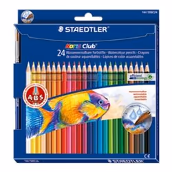 Staedtler Noris Club aquarell 144 10, Multicolore, Bois, Multicolore, 24 pièce(s)