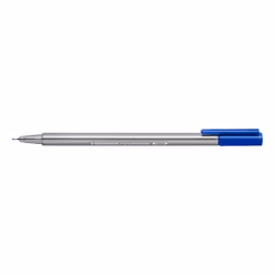 Staedtler Triplus, Bleu, Fin, Bleu, Gris, Polypropylène (PP), Plastique recyclé, Triangle, Encre à base d'eau