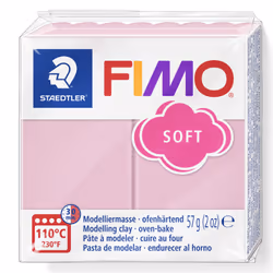 Staedtler FIMO 8020-T21, Pâte à modeler pour enfants, Argile, Crème, Rose