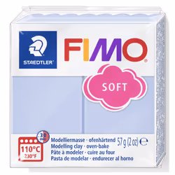 Staedtler FIMO 8020-T31, Pâte à modeler pour enfants, Argile, Bleu clair