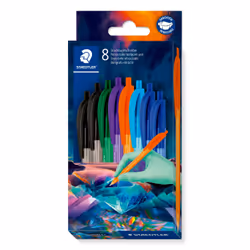 Staedtler ball 4230 M, Clip, Couleurs assorties, 8 pièce(s)