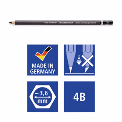 Staedtler Mars Lumograph black 100B 1 pièce(s) - Vue supplémentaire 4