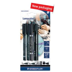 Staedtler 60 BK marqueur indélébile Noir 4 pièce(s)