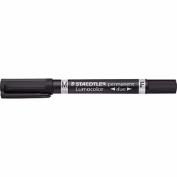 enquête Produit unique noir description Marqueur universel Lumocolor duo. Pour écrire et marquer sur presque toutes les surfa ...