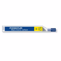 Staedtler Mars micro carbon 250, H, Gris, 0,3 mm, 12 pièce(s)
