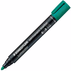 Staedtler Lumocolor, Vert, Pointe ogive, Noir, Vert, 2 mm, Allemagne, 1 pièce(s)