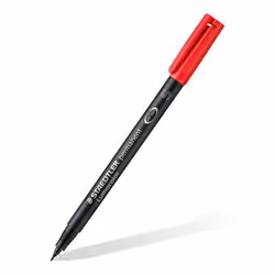 Staedtler Lumocolor 313 WP4 marqueur indélébile Noir, Bleu, Vert, Rouge 4 pièce(s)