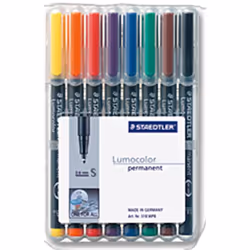 Staedtler 313 WP8, Noir, Bleu, Marron, Vert, Orange, Rouge, Violet, Jaune, Noir, Polypropylène (PP), 0,4 mm, 1 pièce(s)