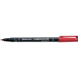Staedtler 313-2 marqueur indélébile Pointe ogive Rouge 10 pièce(s)