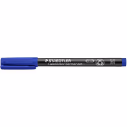 Staedtler 317-3, Bleu, Pointe ogive, Noir, Bleu, Polypropylène (PP), Moyen, 1 mm