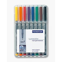 Staedtler 316 WP8 marqueur 1 pièce(s) Noir, Bleu, Marron, Vert, Orange, Rouge, Violet, Jaune