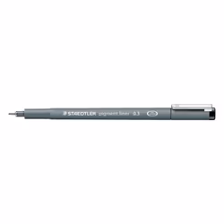 Staedtler Pigment liner Fineliner 0.3mm, Noir, 0,3 mm
