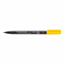 Staedtler Lumocolor 313, Jaune, Noir, Jaune, Polypropylène (PP), 0,4 mm, Allemagne, 10 pièce(s)