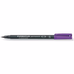 Staedtler Lumocolor 313, Violet, Pointe fine, Noir, Violet, Ultra-fin, 0,4 mm, Allemagne