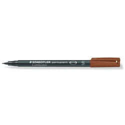 Staedtler Lumocolor 313 marqueur indélébile Pointe fine Marron 10 pièce(s)