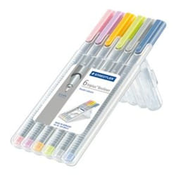 Staedtler triplus fineliner 334 stylo fin Multicolore 6 pièce(s)
