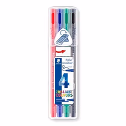 Staedtler 338 SB4 stylo-feutre 4 pièce(s)