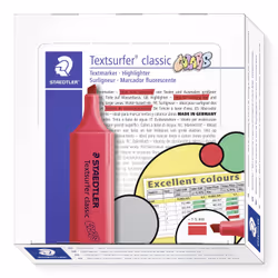 Staedtler Textsurfer classic 364 C marqueur 1 pièce(s) Rouge