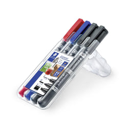 Staedtler Lumocolor permanent duo 348 marqueur indélébile 4 pièce(s)