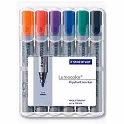 Staedtler 356 WP6, 6 pièce(s), Noir, Bleu, Vert, Orange, Rouge, Violet, Gris, Polypropylène (PP), 2 mm
