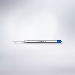 Staedtler 458 M-3, Bleu, Moyen, Bleu, Argent, Métal, 0,5 mm, Stylo à bille