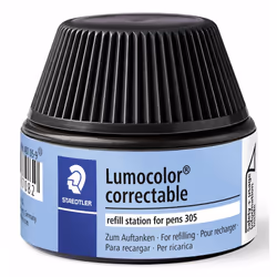 Staedtler Lumocolor 487 05-9, Noir, 20 ml, 1 pièce(s), Noir, Allemagne
