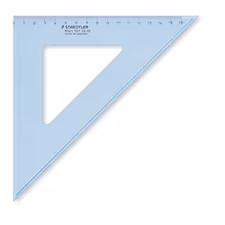Staedtler Mars 567, Règle de bureau, Plastique, Bleu, Transparent, mm, 260 mm, Blister