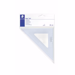 Staedtler Mars 567 Règle de bureau 260 mm Plastique Bleu, Transparent 1 pièce(s)