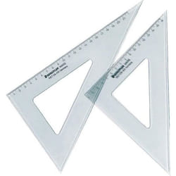 Equère transparente - STAEDTLER - 26cm - 60° - 30° - Couleur : transparent