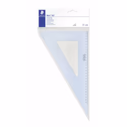 Staedtler Mars 567, Règle de bureau, Plastique, Bleu, Transparent, mm, 310 mm, Blister
