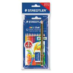 Staedtler Noris Club 144 Set Noir, Bleu, Bordeaux, Marron, Vert, Bleu clair, Vert clair, Orange, Pêche, Rouge, Violet, Jaune 13 pièce(s)