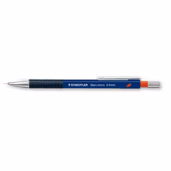 Staedtler Mars Micro, Bleu, Noir, B, 0,9 mm, Rond, Métal