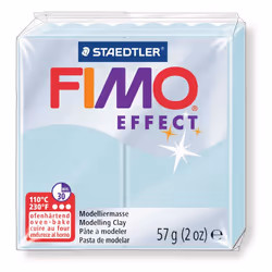 GRAINE CREATIVE Fimo Effect 57G Bleu Quartz / 8020-306, Bleu, 1 pièce(s), 14 an(s), Garçon/Fille, Pâte à modeler, Allemagne