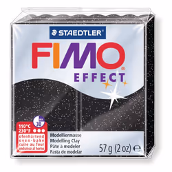 GRAINE CREATIVE Fimo Effect 57G Etoilé/8020-903, 18 an(s), Argile, Noir, 1 pièce(s)
