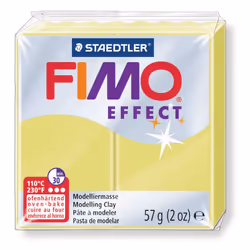 GRAINE CREATIVE Fimo Effect 57G Jaune Citrine / 8020-106, Jaune, 1 pièce(s), 14 an(s), Garçon/Fille, Pâte à modeler, Allemagn ...
