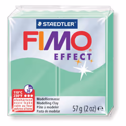 GRAINE CREATIVE Fimo Effect 57G Vert Jade / 8020-506, Vert, 1 pièce(s), 14 an(s), Garçon/Fille, Pâte à modeler, Allemagne