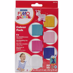 GRAINE CREATIVE Fimo Kids 6 Pains Fille, 8 an(s), Plastique, Multicolore, 6 pièce(s)