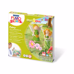 Staedtler FIMO kids 8034, Pâte à modeler, Crème, Vert, Orange, Blanc, Enfant, 4 pièce(s), 4 couleurs, 42 g