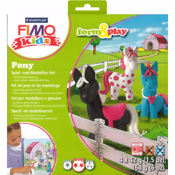GRAINE CREATIVE Kit Fimo Kids Poneys