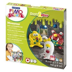 Staedtler FIMO kids 8034 Pâte à modeler 42 g Vert, Rouge, Blanc, Jaune 1 pièce(s)